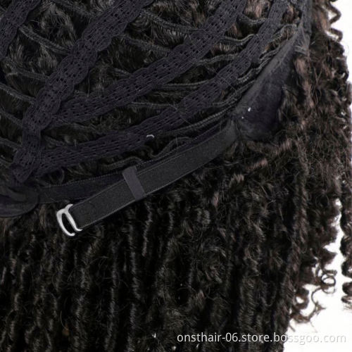 Private Label Hair Crochet Heat-resistant Synthetic Wig Multiple Colour Dirty Braid for Afro Women None Lace Wigs Swiss Lace